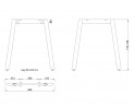 MILADESIGN Desk base Mobilar M5407T–S white