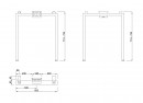 MILADESIGN Desk base Quark Q7606 white