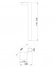 MILADESIGN table leg G5 ST702 black