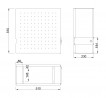 MILADESIGN Suspension box for PC G9 ST105 anthracite