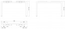 MILADESIGN Desk base Quantum Q7512 silver