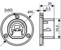 StrongLumio end parts for LED profile Oval (pair)