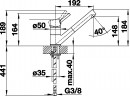 BLANCO 516773 Tap Antas-s coffee/chrome pull-out shower Silgranit-look