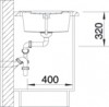 BLANCO 513212 Sink Metra 5 S anthracite without eccentric Silgranit PuraDur