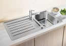 BLANCO 517281 Sink LANTOS 5 S-IF brushed stainless steel with eccentric