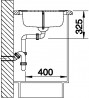 BLANCO 513441 Sink Tipo 45 S Compact stainl.steel natural gloss no eccentric