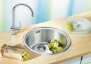 BLANCO 513306 Sink RONDOSOL 3 1/2" brushed stainless steel without eccentric