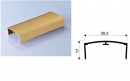 SEVROLL 02290 profile "U" for laminate 36mm silver 3m