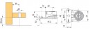 IF-Adjusting leg Integrato G 12mm, metal