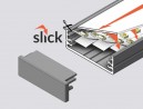 StrongLumio end caps for Wide 24 profile, light gray (pair)