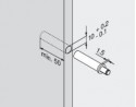 BLUM 970.1002 BLUMOTION drilling, handle side