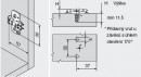 BLUM 174H7100E plate cross with cam Expando 8,5mm