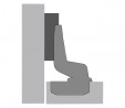 HETTICH 1078662 Hinge Slide-on 2333 T42 inserted