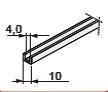 SEVROLL 20031-SV glass seal 10/4mm
