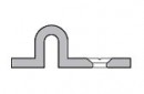 SEVROLL 01117 Micra upper/lower guide 1.7m silver anodized