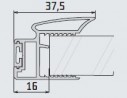 S-profile S11 stainless steel 2,7m