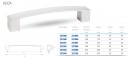 TULIP Handle Ulica UU24 128 stainless steel imitation