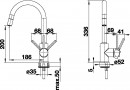 BLANCO 521461 Tap Mida-s coffee pull-out shower Silgranit-look