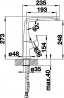 BLANCO 521280 Tap Avona-s white Silgranit-look