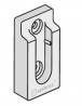 SEVROLL 222826 Linea oval rod holder for beam