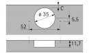HETTICH 9005604 Intermat 9973, loaded, P2O