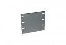 MILADESIGN metal wall under shelf M-AS-030 silver
