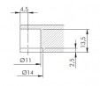 IF-drill 14mm for Maori shelf support