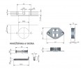 IF hinge fitting for clamp and dowel plates