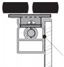 SEVROLL 04096 Pax upper guide rail 3m silver