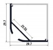 LP-profile Corner 30 aluminum anodized 2000mm