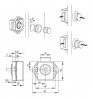 SISO Lock Caravan plastic 16 mm board