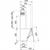 FRANKE Extractor hood FPJ 615 V BK A Black glass
