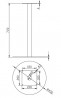 MILADESIGN table leg central ST805NT SDE black