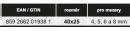 TK-spacer universal 40x25mm