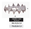 TK-bulldog 75x23x1,30mm double sided
