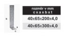 TK-Anchor element nail 40x65x200x4mm