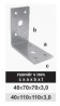TK-Angle regular 40x70x70x3mm