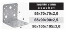 TK-Angle combined without door handle plate 65x90x90x2mm