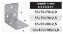 TK-Angle combined with door handle plate 65x90x90x2,5mm