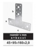 TK-T connector 95 + 45x160x2,0mm