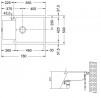 FRANKE Sink MRG 611-78 BB 780 x 500mm white ice
