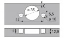 HETTICH 9090261 Sensys 8631i B12.5 TH53 SiSy