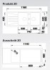 BLANCO 519701 Sink Sona 8 S white without eccentric Silgranit PuraDur