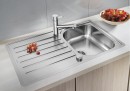 BLANCO 519707 Sink LANTOS 45 S-IF Salto brushed stainless steel with eccentric