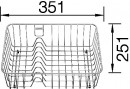 BLANCO 231693 Accessories basket for dishes for Naya 8,8S,9,9S,Pleon 9