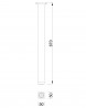 MILADESIGN leg for central crossbar Mobi-Q MQ957/55-N silver