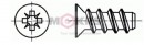 Euroscrew 6.3x25/7 countersunk head 7mm PZ2 zinc white