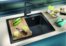 BLANCO 519641 Sink Naya 6 white without eccentric Silgranit PuraDur