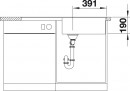 BLANCO 519150 Sink Metra XL 6 SF anthracite with eccentric Silgranit PuraDur