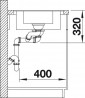 BLANCO 519118 Sink Metra 6 SF gray rock with Silgranit PuraDur eccentric